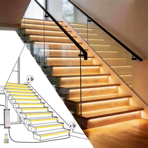 Hyperlite Motion Sensor Stair Light Kit | Smart LED