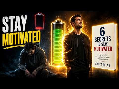 6 Secrets to Stay Motivated When You Feel Like Quitting | Mindset Summary