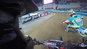 114K views · 1.3K reactions | Check out this exclusive GoPro footage of the Superprestigio Dirt Track Superfinal first lap incident that almost took out Marc Márquez and Jared Mees | Flat Track Live | Facebook