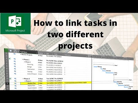 How to link tasks in two different projects. Link Projects