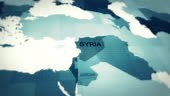 4K Maps Animation, World map Syria