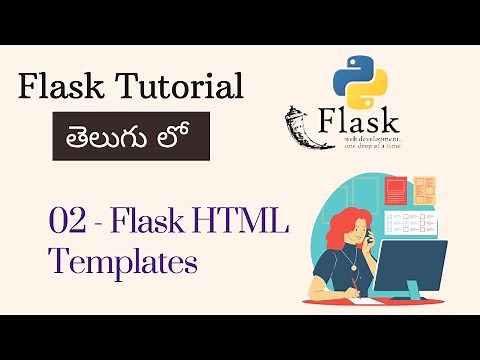 02 - Flask HTML Templates in Telugu || Flask Tutorials in Telugu || Python Web Development