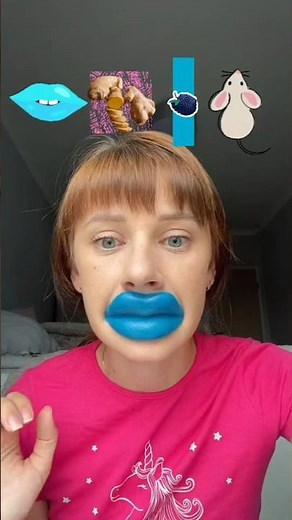 ASMR Blue Candy Gummy Lips Eating #shorts