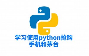 学习使用pyhon抢购手机和茅台，再也不担心抢购不到自己喜欢的商品了