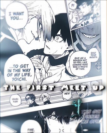 The Beginning And Conclusion Of Isagi And Kaiser Rivalry 🧩🔥 | Blue lock manga edit #anime #bluelock