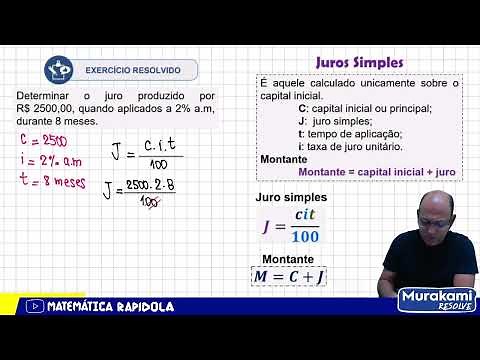 JUROS SIMPLES | Aprenda Calcular! 🚨🚨 FÁCIL e RÁPIDO #04