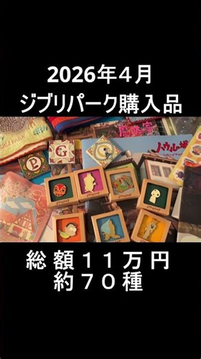 総額11万円！ジブリパーク購入品紹介 #ジブリパーク #購入品紹介 #ヒン