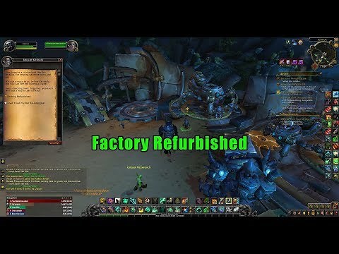 Factory Refurbished Mechagon Quest WOW BFA