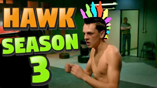 What color will Hawk's hair be in Cobra Kai season 3?