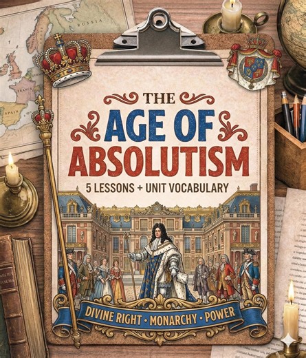 No Prep. Ready to Print. HS World History. Age of Absolutism Unit. 6 Lessons , Unit Vocabulary, Unit Quiz. No Textbook Needed. - Etsy Canada