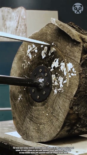 Best Innovation : Way to Shape Wood Bowl Turning Machine for 35 Pieces per Hour