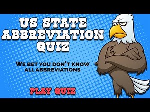 US State Abbreviations Quiz