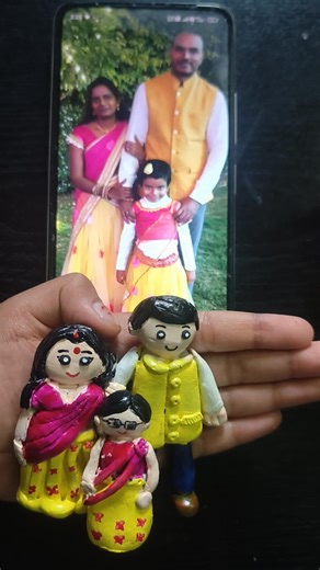 #diy#miniature clay art#hand made gift 🎁#craftingtale #shorts @Pari_drawings01