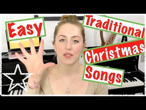 5 EASY TRADITIONAL CHRISTMAS SONGS ON PIANO FOR BEGINNERS Piano Tutorial