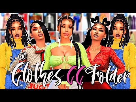 {3.8+GB} ALPHA X URBAN CLOTHES CC FOLDER |The Sims 4