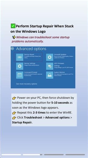 PC Stuck on Windows Logo at Boot? Here’s the Fix #pctips #windows #boot #repair #startup