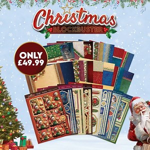 35 reactions | It's here! 拾 Christmas has offically taken over at Hunkydory!  Save over £35 and shop the Hunkydory Christmas Blockbuster for £49.99! 朗 Featuring 4 festive Luxury Topper Ccollections PLUS our Chirstmas Crafting with Hunkydory magazine  https://rb.gy/orpv0 | Hunkydory Crafts | Facebook