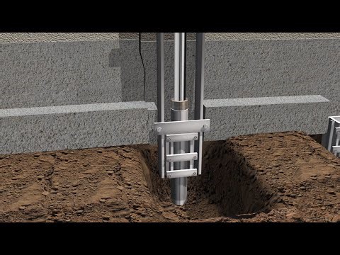 Exterior Push Pier Technique