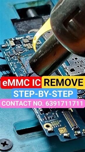 emmc ic remove step-by-step process