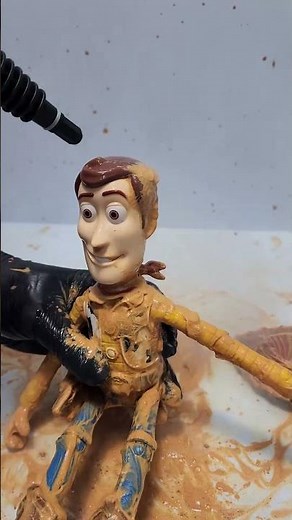 Woody Needs a Bath! Watch This Disgusting Toy Story Doll Get a FULL ASMR Deep Clean