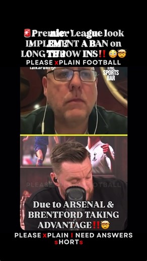 🚨Premier League look IMPLEMENT A BAN on LONG THROW INS‼️ 😳🤯