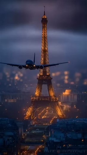 Air France Boeing 777-300 Tour Eiffel view low altitude landing in Paris. #simulation #airplane #aviation #paris #flightview | Flight View