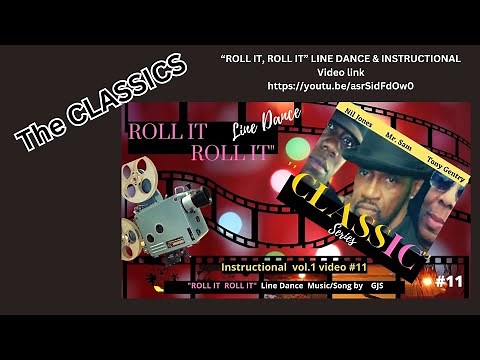 "ROLL IT ROLL IT" LINE DANCE & INSTRUCTIONAL ( CLASSIC💥) -101.5 LINE DANCE (SERIES CLASSIC #11)