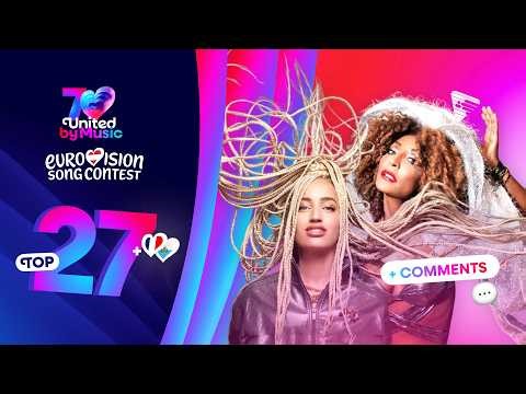 Eurovision 2026: My Top 27 - New: 🇫🇷🇸🇲 (Comments + Ratings)