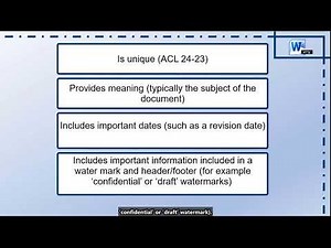 Word Chapter 1: Document Title