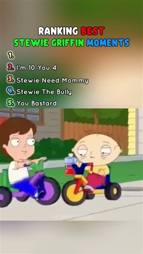 Ranking Best Stewie Griffin Moments