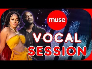 Akon and Amirror Live Vocal Production Session - with Muse App Remote Recording