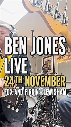 https://foxfirkin.com/event/ben-jones-friends/ Ben Jones heads to Fox and Firkin this month with a full crew of Londons finest musicians and vocalists for your listening pleasure  Jake Milliner joins on warm up duties... don't miss it! Tickets @ the link above! | Fox and Firkin | Facebook