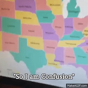 "So I am confusion" on Make a GIF