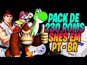 PACK 230 ROMS - SNES - EM PT _ BR