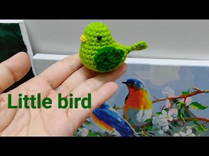 Crochet little bird Amigurumi 🐦|Easy crochet tutorial for beginners