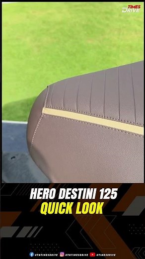 HERO DESTINI 125 | Quick Specs | LED Tail lamps | Digital Cluster | Headlamps| Times Drive| #shorts