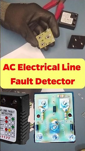 AC Electrical Line Fault Detector #electrical #electronic #productsolutions