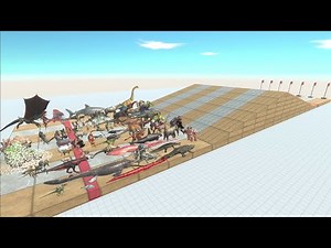 Speed ​​race with all ARBS units. Up and down course! - Animal Revolt Battle Simulator