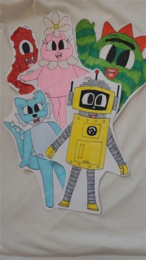 Yo Gabba Gabba cutouts! #yogabbagabba #dance #party #music #friends #sing