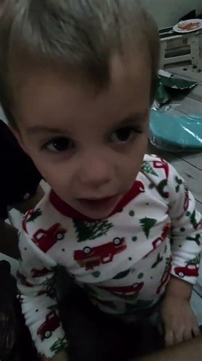 Toddler Scared of Hulk Hands! Hilarious Reaction! #shorts