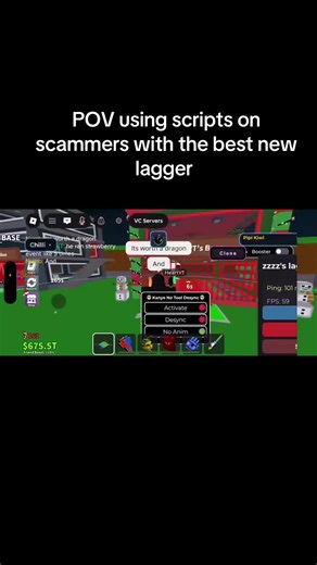 USING NEW LAGGER SCRIPT #fyp #roblox #viral #stealabrainrot #laggerscript