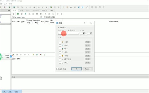 003_SQLiteStudio设计表