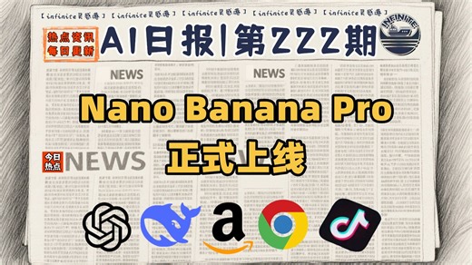 升级幅度超乎想象，原生支持中文，最大分辨率4K | 11月21日AI日报第222期