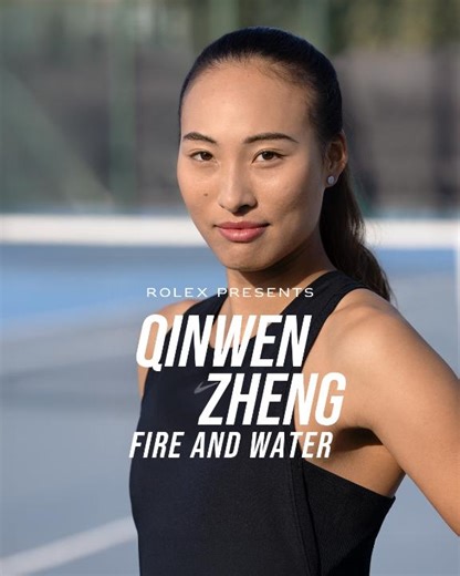 118K views · 1.2K reactions | Out now. Qinwen Zheng has steadily risen to become a formidable force in women’s tennis. In an exclusive documentary series about the Rolex family, the Paris 2024 gold medal winner reveals the formula to her success, including the process of striking the balance of “Fire and Water” in her heart. Discover more on bit.ly/Qinwen_Zheng #Rolex #RolexFamily #Reachforthecrown | ROLEX | Facebook