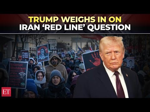 Trump reacts to Iran ‘red line’ question during Air Force One gaggle: 'Military is looking at it...'