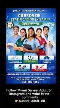 Miami Sunset Adult & Continuing Education Center - Learn. Grow. Succeed. Your Future Starts Here.