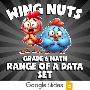 Range of a Data Set WING NUTS Math Game | No Prep Grade 6 Review