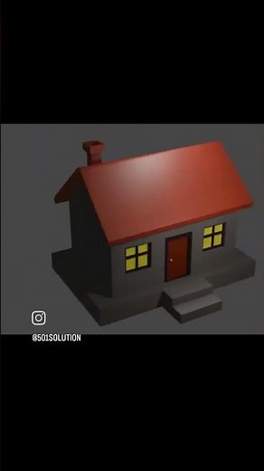 Beginner Blender House Animation (Day 1) 🔥