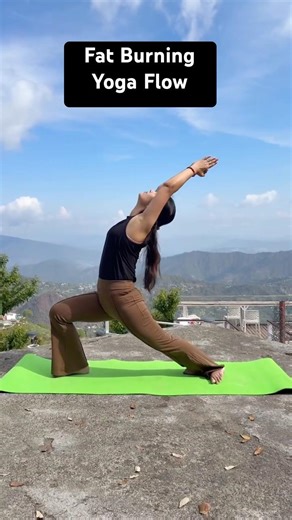 Fat Burning Yoga flow🔥5 minute Morning Yoga flow for fat burn