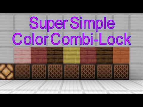 Tutorial: Super Simple Colour Combination Lock [Java 1.13+]